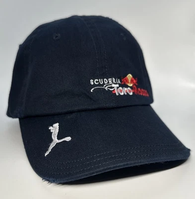 Puma Scuderia Toro Rosso Red Bull Racing F1 Team Cap Hat Navy Blue OSFA - Image 1 of 4