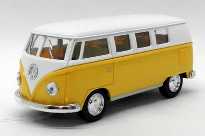 1962 VW Camper - Yellow - Kinsmart Pull Back & Go Metal Model Car - Image 1 of 4