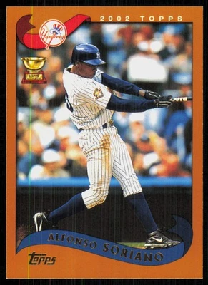 2002 Topps Gold Cup All Star Rookie Alfonso Soriano Yankees #95 - Image 1 of 2