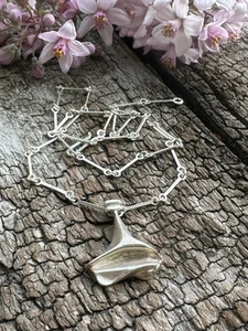 Collar Lapponia Plata de Ley Noruega Finlandia Vintage Estate 165 - Imagen 1 de 9