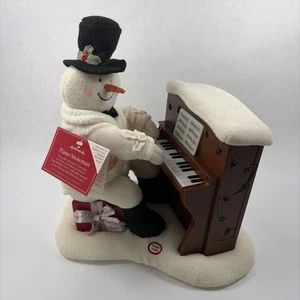 Hallmark Piano 2005 Tocando Muñeco de Nieve Cantando Peluche Probado ¡Funciona! ¡Con etiqueta! - Imagen 1 de 7