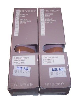 2 Revlon Illuminance Serum Tint Color: Rich Sand 505  0.94 oz 07/2025 AS IS J4 - Image 1 of 2
