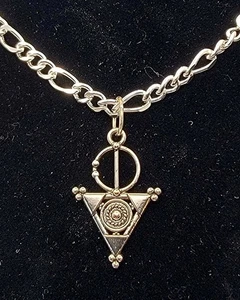 Tuareg Silber Kreuz Figarokette 92,5 Sterling Silber - alle Biegeringe verlötet - Bild 1 von 10