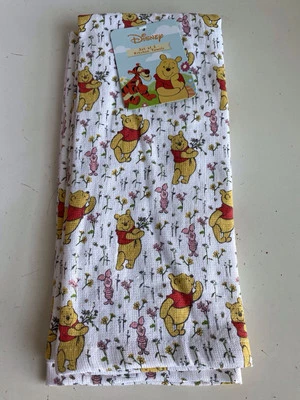 "Paquete de 2 toallas de cocina Disney Winnie the Pooh Piglet florales primavera 16 X 26"" NUEVAS" Foto 1 de 4