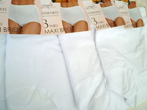 BRIEFS KNICKERS PANTS LADIES STRETCH COTTON 12 PAIRS - Picture 1 of 18