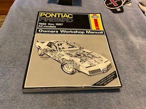 Haynes Repair Manual Pontiac Firebird 1982 - 1987 - Foto 1 di 4