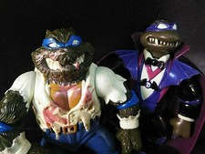 1993 TMNT Universal Monsters Leo Wolfman Don Dracula Turtles Vintage Rare