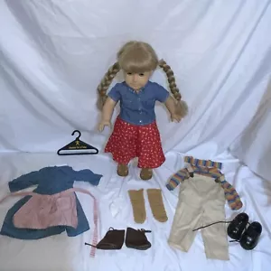 Pleasant Company American Girl Kirsten Larson 18" Puppe blondes Haar & blaue Augen - Bild 1 von 11
