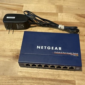 NETGEAR GS108 ProSAFE (GS108v3) 8 Port Gigabit Network Switch - Picture 1 of 11
