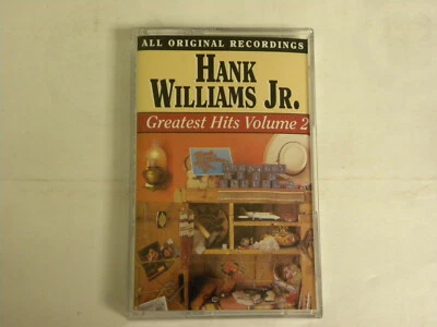 Greatest Hits Vol. 2 by Hank Williams Jr. (Curb like new cassette) - Image 1 of 2
