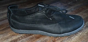 Merrell Ashland womens black leather lace up oxford shoes size 9 - Picture 1 of 5