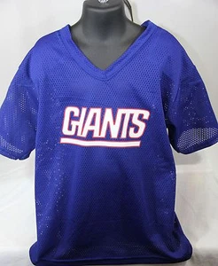 NFL New York NY Giants Blue Jersey Youth Medium   - Picture 1 of 4