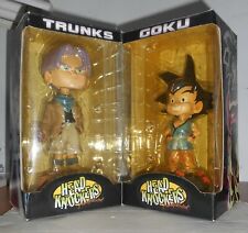 NECA Dragonball GT Trunks & Goku head knocker headknocker bobble Dragon Ball