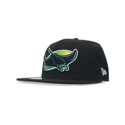 Tampa Bay Devil Rays New Era 1998 Cooperstown Black 5950 Fitted Hat Cap - Image 1 of 4