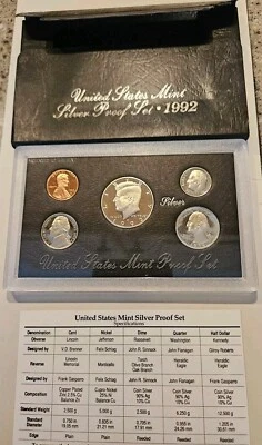 1992-S U.S. Mint Silver Proof Set - Image 1 of 4