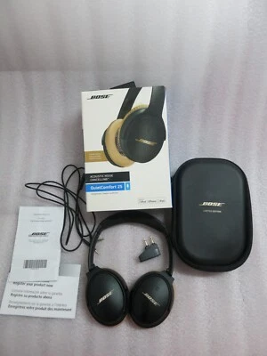 Bose QC25 Acoustic Noise Cancelling Headphones Limited Edition GOLD TRIM Wired - Image 1 of 4