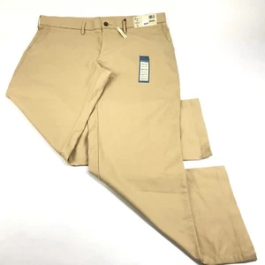 Pantalone uomo Haggar taglio dritto chino beige casual nuovo 42 x 32 - Foto 1 di 8