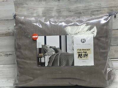 Cobertor de lujo tinte hilo Hotel Collection Queen 94"x96" nuevo Foto 1 de 4