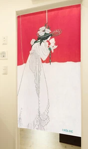 Japanese NOREN Split Curtain Tapestry Aubrey Beardsley England 85×150cm 2295 - Bild 1 von 5