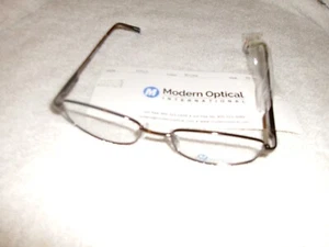 Modern Optical Eyeglass Frames ADELE Brown 52[]18-135 - Picture 1 of 6