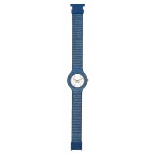 Orologio HIP HOP JEANS HWU0293 Small 32mm Silicone Blu Bianco - Foto 1 di 1