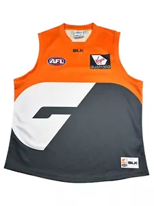 AFL Greater Western Sydney Giant BLK Mens 3XLARGE Football Soccer Jersey Orange - Picture 1 of 6
