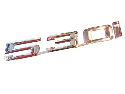 BMW 530i 530 I 1992-2003 emblema logotipo símbolo letras insignia maletero trasero cromo OEM  Foto 1 de 4