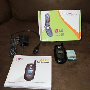 LG CG225 - Telefono cellulare nero (ATT Cingular) con accessori - Foto 1 di 6