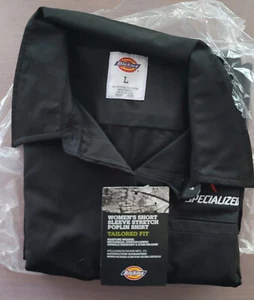 Specialized Women's Dickies Work Shop Shirt Large Black New - Picture 1 of 1