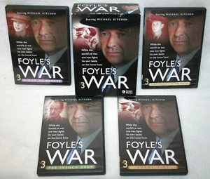 FOYLE'S WAR Set 3 Michael Kitchen 4 Episode DVDs Acorn Media WWII UK Crime Drama - Imagen 1 de 7