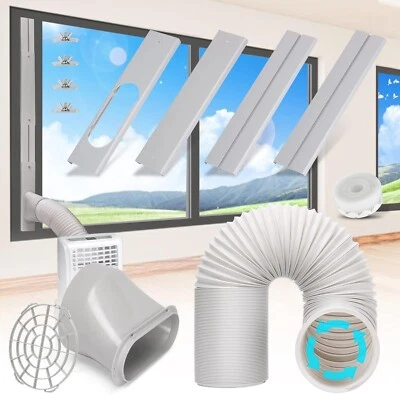 Portable Air Conditioner Window Vent Kit with 5.9” Exhaust Hose Adjustable Porta - Image 1 of 4