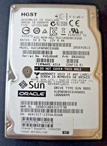 LOT OF 4 HGST 900GB 10K 0B260222.5" SAS HDD HUC109090CSS600 Oracle 7044376 - Picture 1 of 2