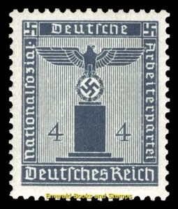 EBS Germany 1942 - NSDAP Officials - 4 Pfennig - Dienstmarke - Michel 157 MNH** - Picture 1 of 1