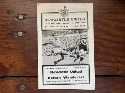 Newcastle Utd v Bolton Wanderers 1964-65 Div 2 'Title Winning Season' - Image 1 of 2