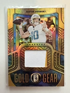 Panini Gold Standard Gold Gear 2022/25 Justin Herbert #GG-JHE - Imagen 1 de 2