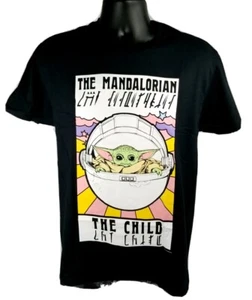 Disney Star Wars Mandalorian The Child Baby Yoda Tarot Erwachsenen Shirt L schwarz NEU - Bild 1 von 8