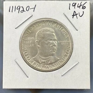 1946 US Booker Washington Silver Commemorative Half Dollar Collectible 111920-1 - Picture 1 of 4