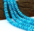 Perles de roue turquoise AAA Heishi 4-6 mm 8 pouces perles de pneu lâches brin