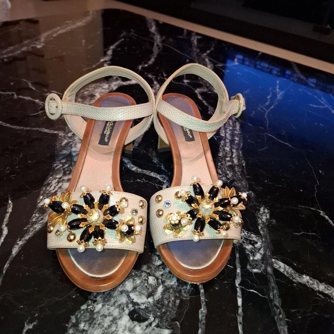 Dolce&Gabbana Flowers Sandals for Women for sale | eBay