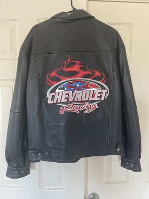 Chevrolet Racing Eagle Dry Goods Leather Jacket - Image 1 of 4