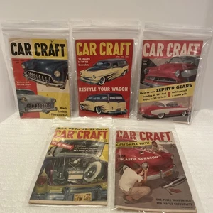 1956 Car Craft Magazine (Lot Of 5) January, April, August, September, November - Picture 1 of 7