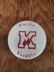 Rare Vintage Omaha Nebraska Knights Hockey Button Pinback Pin - Bild 1 von 2