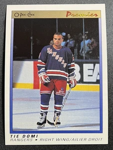 Tie DOMI -  1991 O-Pee-Chee Premier, New York Rangers - Imagen 1 de 1