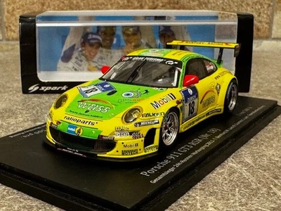 SPARK PORSCHE 911 997 GT3 RSR n.18 MANTHEY WINNER NURBURGRING 2011 1/500 1/43 - Immagine 1 di 4