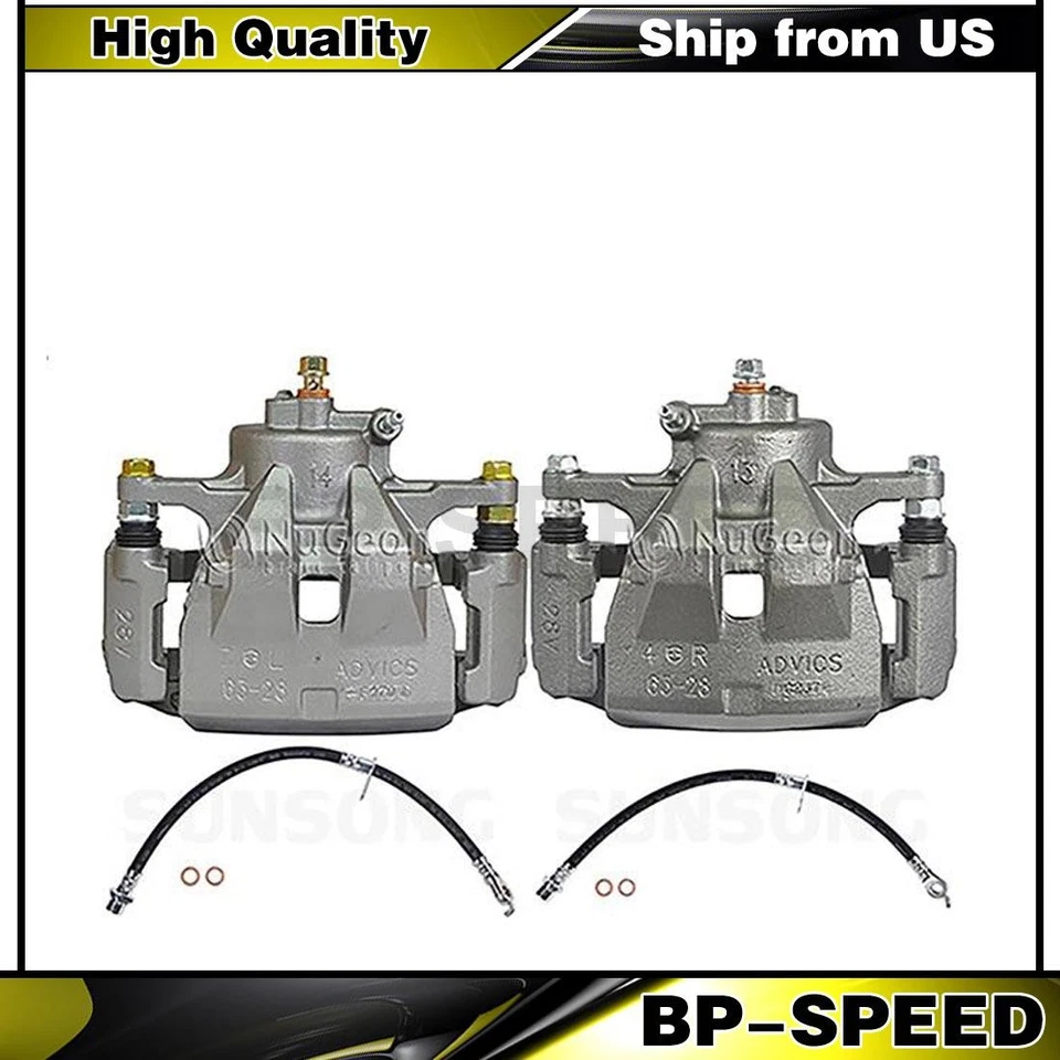 Front Brake Caliper Brake Hydraulic Hose Brake Line Fits 2013 2014 Toyota Avalon - Image 1 of 4