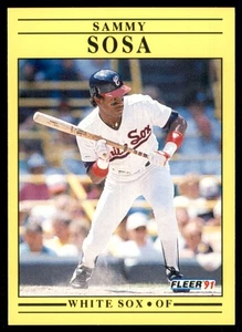 1991 Fleer #136 Sammy Sosa - Picture 1 of 2