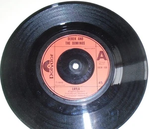 Derek & the Dominos: Layla 7 " 1970 rock Clapton - Picture 1 of 2
