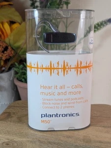 Plantronics Bluetooth Headset M50 New Bluetooth 3.0 Headset - Picture 1 of 8