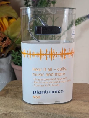 Plantronics Bluetooth Headset M50 New Bluetooth 3.0 Headset - Image 1 of 4