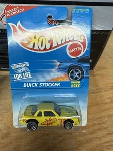 Hot Wheels 90's Blue Card: Collector # 472 BUICK STOCKER - Picture 1 of 2
